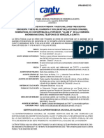 Prospecto Cantv Oferta Pública Acciones Comunes Compañia Anonima Nacional Telefonos de Venezuela (Cantv) Clase D