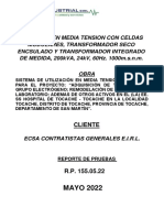 Reporte de Pruebas Nº001-155-Ecsa Contratistas Generales E.I.R.L.