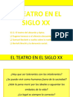 Sesión 12.2. El Teatro Del Absurdo y Épico.