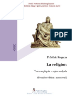 LA RELIGIÓN - Frédéric Rognon