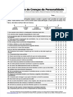 Questionário de Crenças Da Personalidade