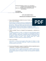 Lista de Exerccios 02 - Desmonstrao de Resultado Do Exerccio