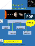 Sistema Solar y Sus Componentes - Unidad 2 - Ciencias Naturales