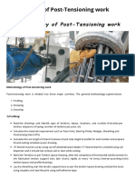 Methodology of Post-Tensioning Work - Online Civil