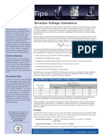 Eliminate Voltage Unbalance On Induction Motors-Tips