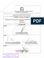 Procedimiento Clinico Nutricional para Pacientes en Hospitalizacion