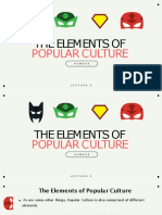 Lecture 5 - Elements of Pop Culture