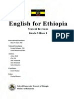 Grade 5 English For Ethiopia Book 1 Textbook