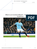 What Is An Inverted Fullback - Football Positions Explained