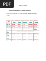 Modelos de Horario