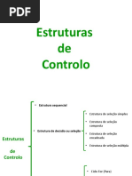 Estruturas de Controlo