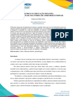 O Ludico Na Educação Infantil Brincar e Jogar Uma Forma de Aprender e Ensinar