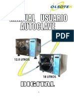 AUTOCLAVE OLSOTEK DIDITAL 12.5 y 18 LTRS