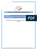 Summative Assessments Memorandum