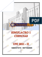 1er Simulacro - CIENCIAS - CLAVES