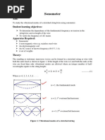 .Sonometer Lab Manual