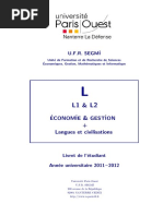 Livret Economie-Gestion L1L2