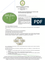 Module 4 - Double Entry Bookkeeping System and The Accounting Equation