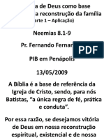 A Palavra de Deus Como Base Referencial Da Reconstrução Da Família - Parte 1 - Aplicação