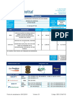 11 Geo-Com-F-02 Cotizacion - Estado San Roman Juliaca Agosto 2021 Pago Mensual