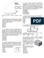 Exercícios Cuboeparalelepipedo