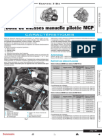 Boîte de Vitesses Manuelle Pilotée MCP: Caractéristiques