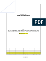 Surface Treatment and Painting Procedure