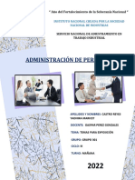 Temas para Exposición - Administración de Personal