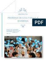 Proyecto Promesa de Lealtad A La Bandera 2.021