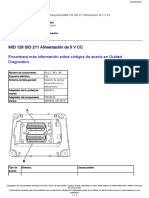 MID 128 SID 211 Alimentación de 5 V CC