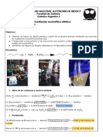 Práctica 1 Sustitución Nucleofílica Alifática Bimolecular