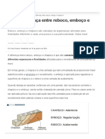 Qual A Diferença Entre Reboco, Emboço e Chapisco - Escola Engenharia