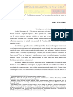 É "Gente Que Só o Diabo": "Trabalhadores-Cassacos" No Lavor Das Obras Contras As Secas No Ceará (1950) .