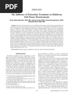 The Influence of Extraction Treatment On Holdaway Soft-Tissue Measurements.