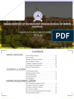 IIT (ISM) Placement Brochure 2022 23