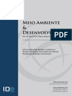 Meio Ambiente e Desenvolvimento - Os 25 Anos Da Declaração Do Rio de 1992 - Livia Campello