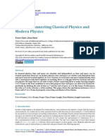 A Bridge Connecting Classical Physics and Modern Physics - Tower Chen, Zeon Chen