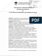 Proyecto de "Ley de Cómputo Diferenciado" para Personal de Salud Pública