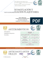 Anticoagulacion y Antiagregacion