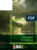 Política Departamental de Cambio Climatico