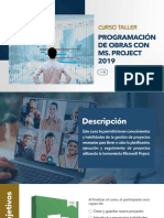 Brochure - Programación de Obras Con Ms Project.