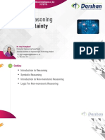 Unit-4: Symbolic Reasoning Under Uncertainty: Dr. Gopi Sanghani