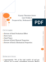 Sand Production Lecture 1