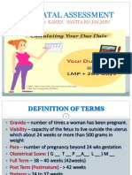 V. Naegels Rule Calculating EDD, AOG, OB Score