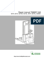 Cesab S210 S220 Lift Truck Repair Manual PDF