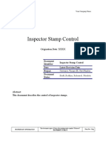 Inspector Stamp Control