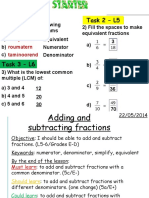 Adding and Subtracting Fractions Main