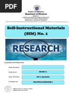 Preactical Research 2 Q1 W1