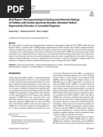 [Journal of Autism and Childhood Schizophrenia vol. 49 iss. 6] Ng, Rowena_ Heinrich, Kimberley_ Hodges, Elise K. - Brief Report_ Neuropsychological Testing and Informant-Ratings of Children with Autism Spectrum Disorder, Atten - libgen.li