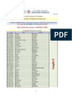 Listes Des Candidats-Epreuve Ecrite - MST-SIE